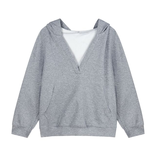 Oversized Hoodie with Pleated Mini Skirt and Tank Combo