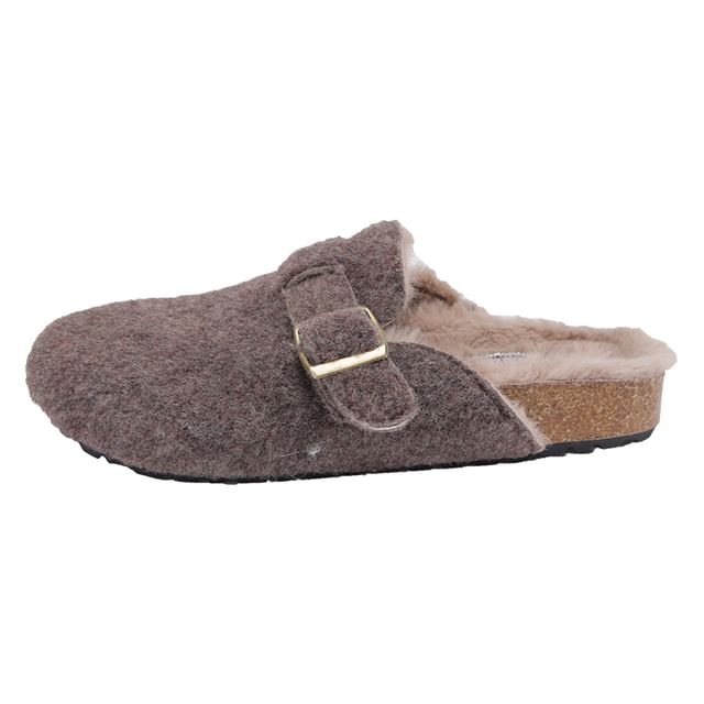 Buckled Platform Mules