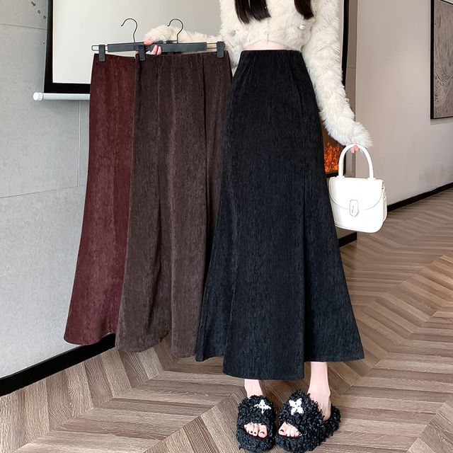 Fishtail Maxi Skirt - High Rise