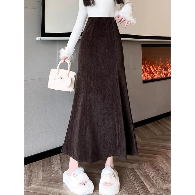 Fishtail Maxi Skirt - High Rise