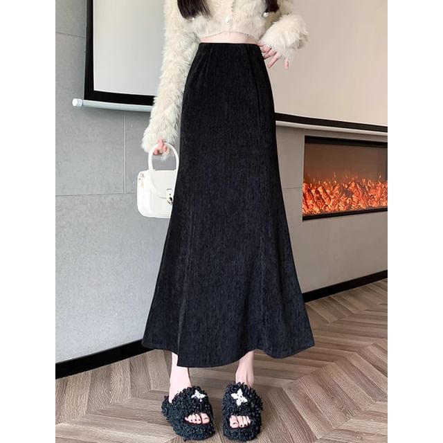 Fishtail Maxi Skirt - High Rise