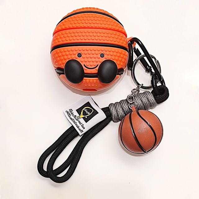 Basketball AirPods / Pro Earphone Case Skin / Strap / Set