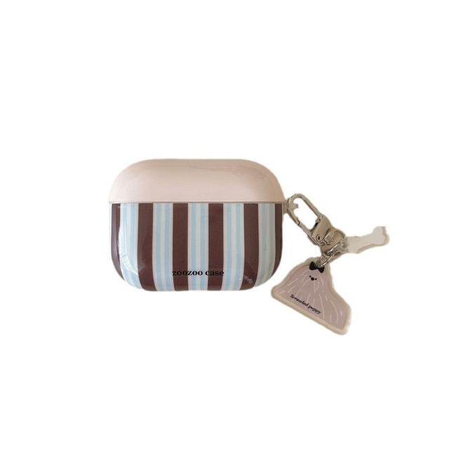 Striped AirPods / Pro Earphone Case Skin / Charm / Set