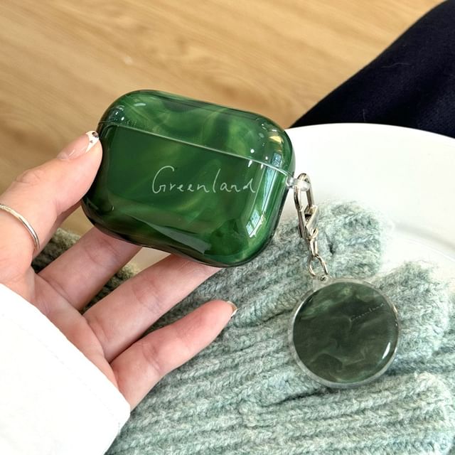 Lettering AirPods / Pro Earphone Case Skin / Charm / Set