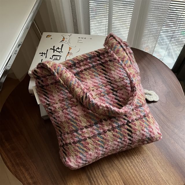 Plaid Tote Bag / Crossbody Bag / Shoulder Bag