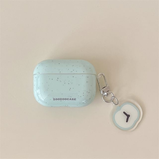 Splattered AirPods / Pro Earphone Case Skin with Charm