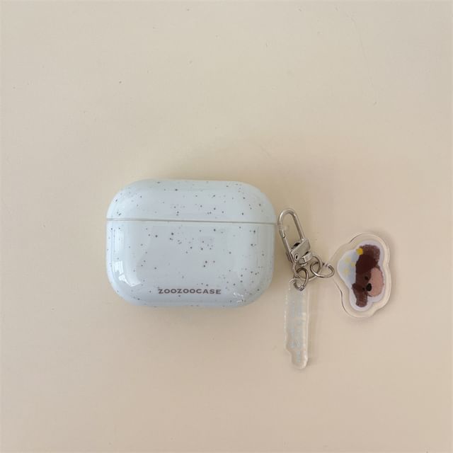 Splattered AirPods / Pro Earphone Case Skin with Charm