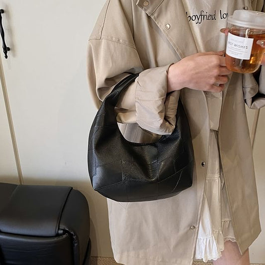 Panel Shoulder Bag
