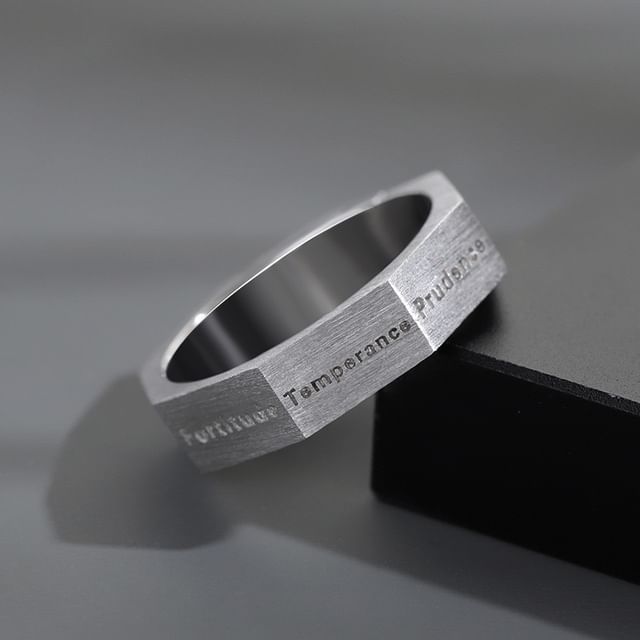 Embossed Open Ring