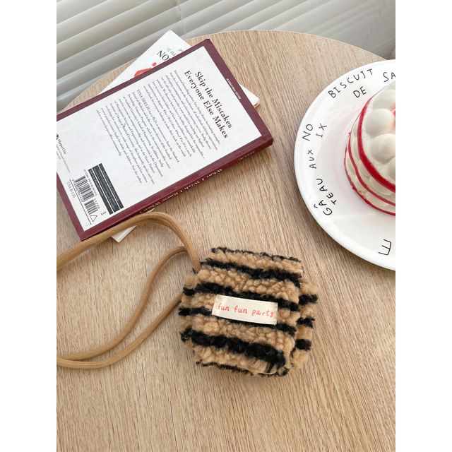 Lettering Applique Chenille AirPods / Pro Earphone Case Skin / Strap / Set (Various Designs)