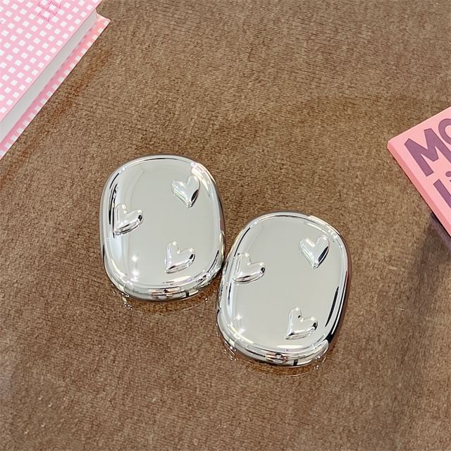 Heart Mirrored AirPods Max Earphone Case Skin