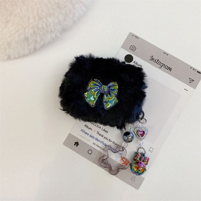 Bow Fluffy AirPods / Pro Earphone Case Skin