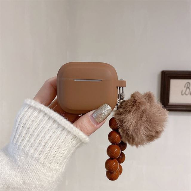 Fluffy Pom Pom AirPods / Pro Earphone Case Skin