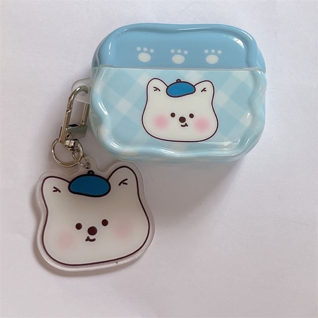Animal Plaid AirPods / Pro Earphone Case Skin with Charm (Various Designs)