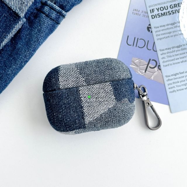 Denim Panel AirPods / Pro Earphone Case Skin
