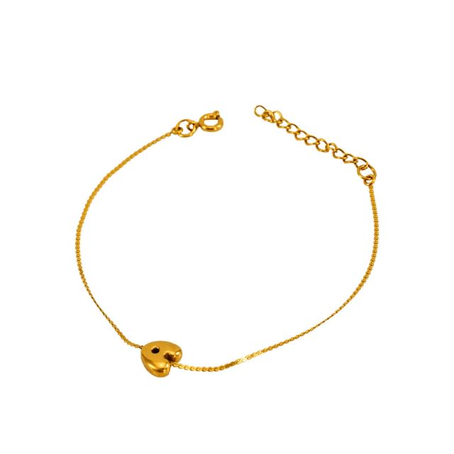 Alphabet Stainless Steel Chain Bracelet