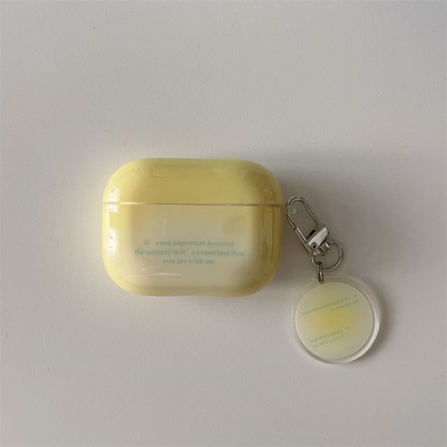 Lettering Gradient AirPods / Pro Earphone Case Skin