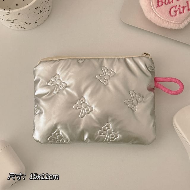 Bow / Heart Faux Leather Sanitary Pouch / Coin Purse (Various Designs)