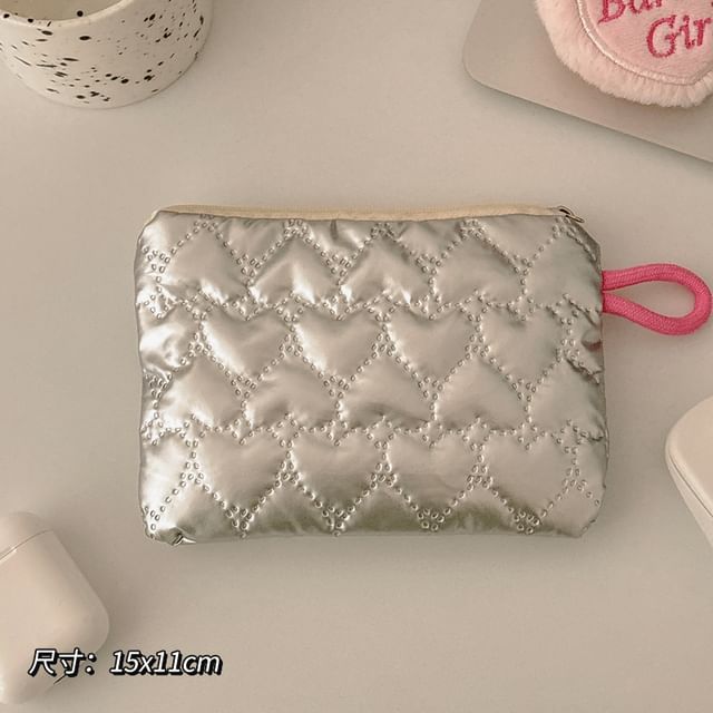 Bow / Heart Faux Leather Sanitary Pouch / Coin Purse (Various Designs)