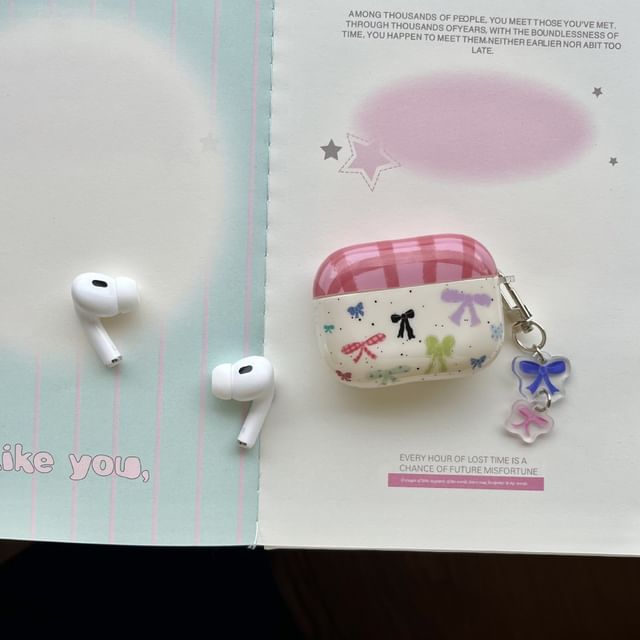 Bow Print AirPods Case / Charm