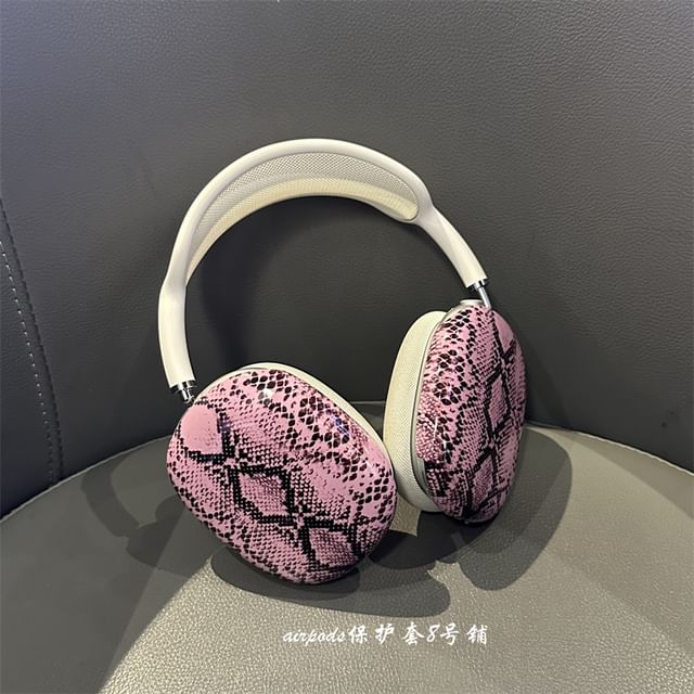 Snake Skin Print AirPods Max Earphone Skin