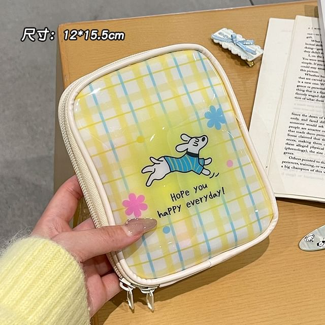 Animal Plaid PVC Makeup Bag (Various Designs)