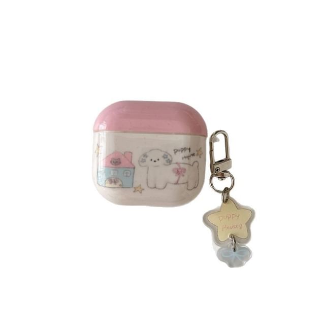 Dog Apple AirPods / Pro Earphone Case Skin / Charm / Set