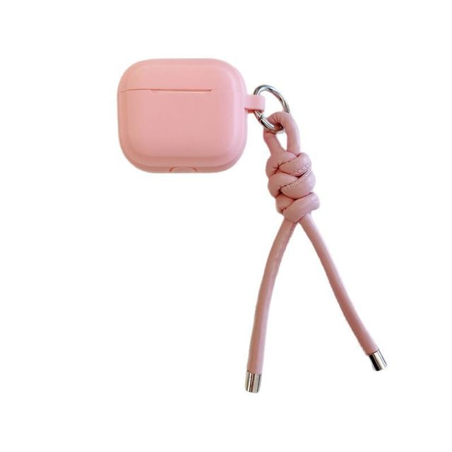 Plain Strap Skin Earphone AirPods / Faux Case Leather Pro with