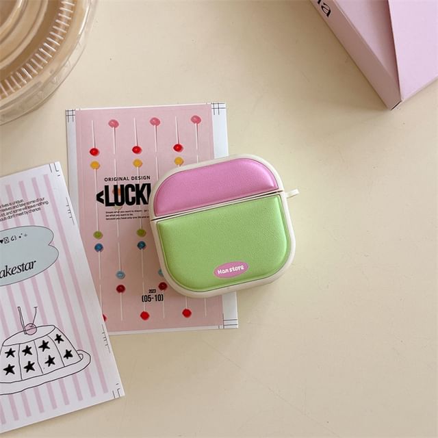 Color Block Apple AirPods / Pro Earphone Case Skin / Strap / Set