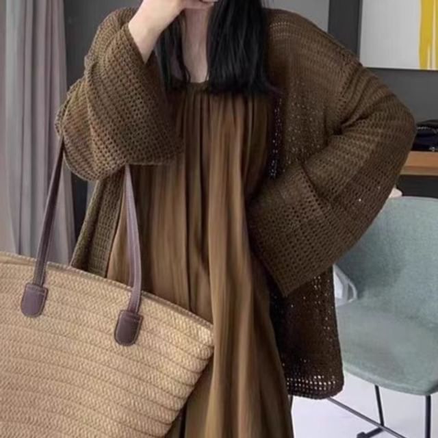 Crochet Lace Open Front Cardigan