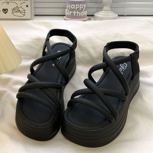 Ankle Strap Strappy Platform Gladiator Sandals