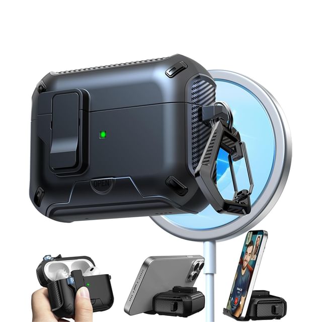 Utility Color Block Magnetic (Compatible with MagSafe) Apple AirPods / Pro Earphone Case Skin