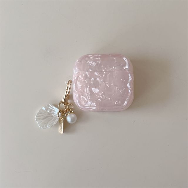 Set: Iridescent AirPods / Pro Earphone Case Skin + Shell Charm