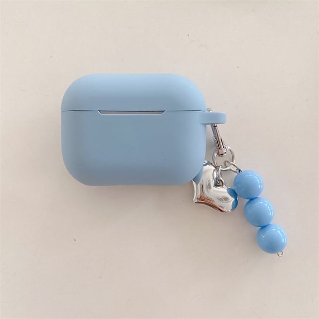 AirPods Heart Pro Skin / Apple Bead with Earphone Case Plain Charm