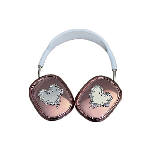 Heart Mirrored Apple AirPods Max Headphone Case Skin