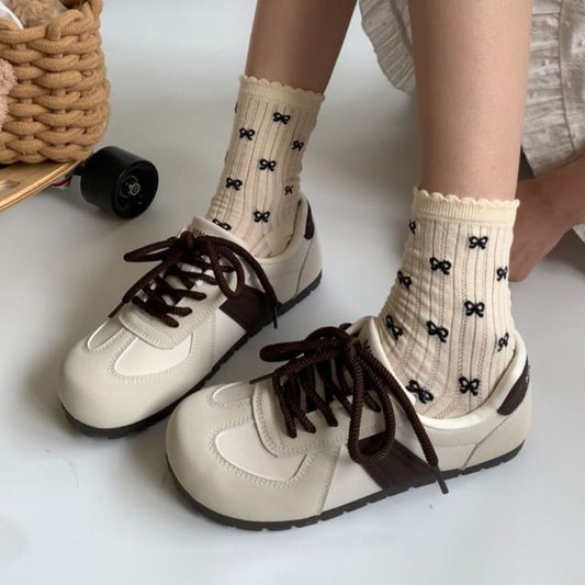 Two-Tone Sneakers