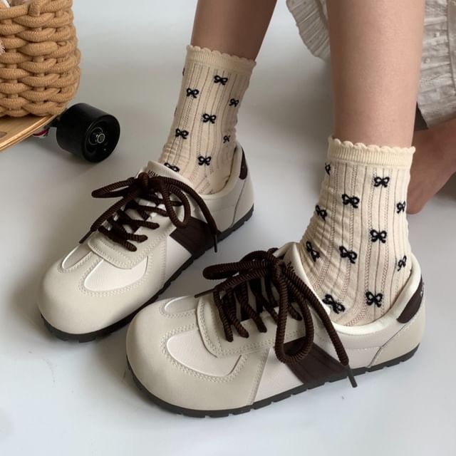 Two-Tone Sneakers