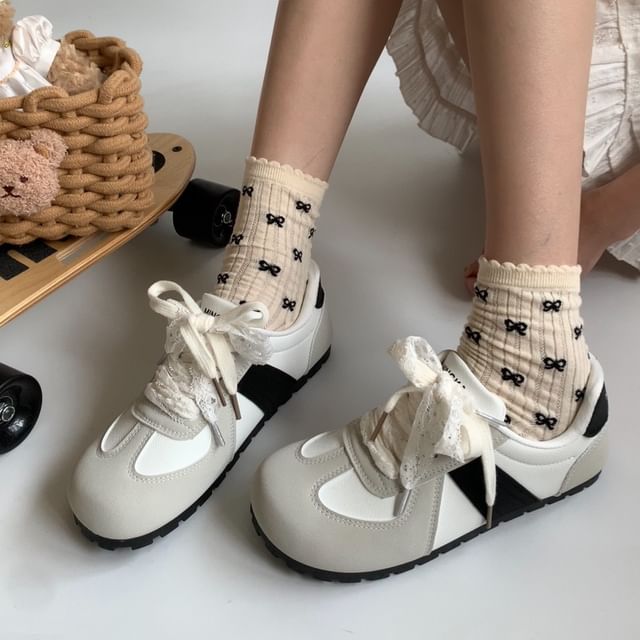 Two-Tone Sneakers