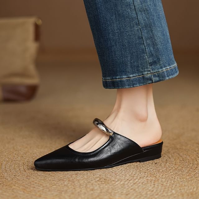 Metal Bar Mules