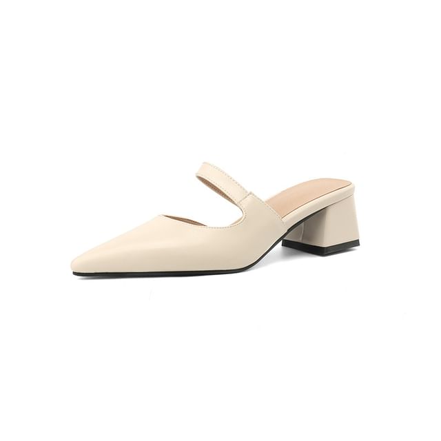 Block Heel Mules