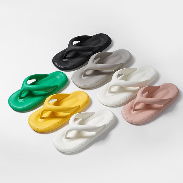 Unisex Plain Flip Flops