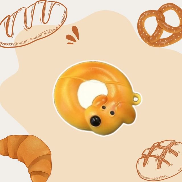 Dog Bagel Apple AirPods / Pro Earphone Case Skin / Charm / Set