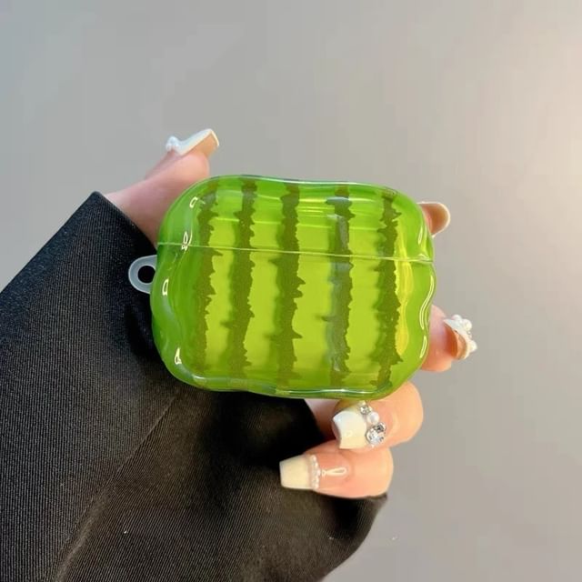 Watermelon Apple AirPods / Pro Earphone Case Skin / Charm / Set