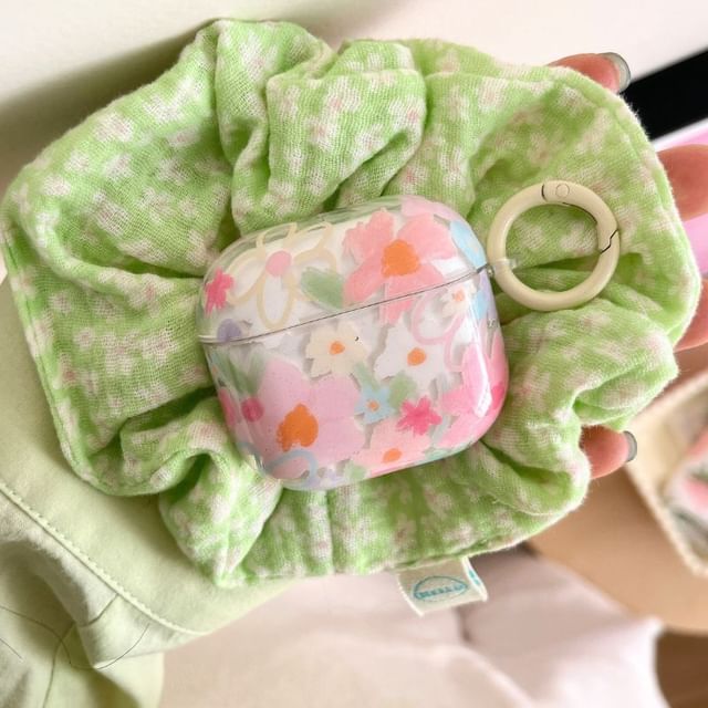 Floral Apple AirPods / Pro Earphone Case Skin / Charm / Set