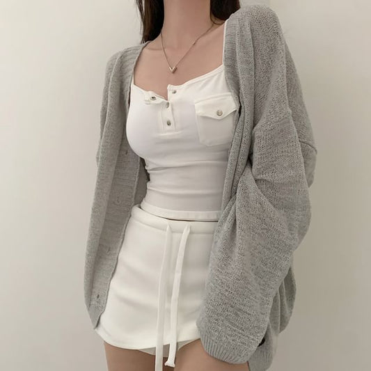 Button-Up Cardigan