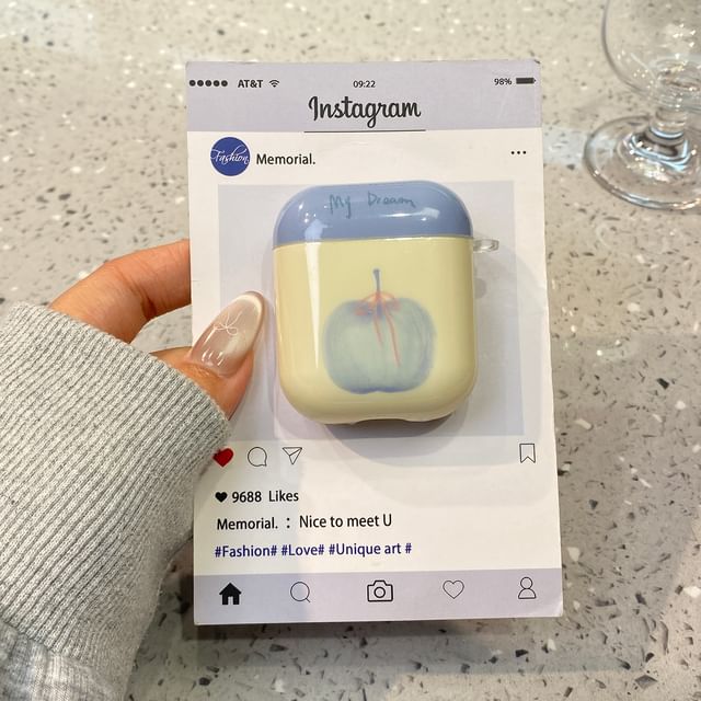 Apple AirPods Earphone Case Skin / Charm / Set