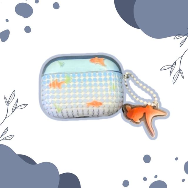Goldfish AirPods Earphone Case Skin / Charm / Set