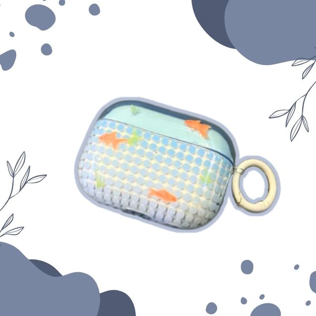 Goldfish AirPods Earphone Case Skin / Charm / Set