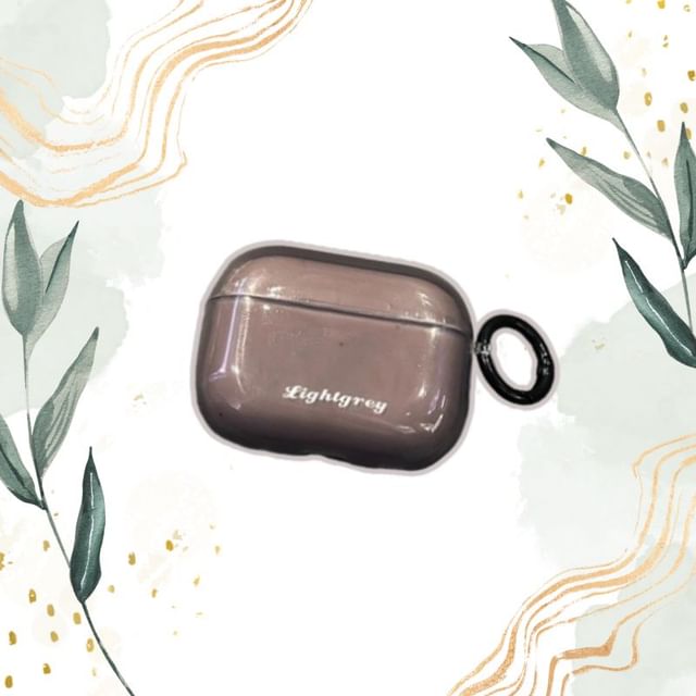 Transparent AirPods Earphone Case Skin / Charm / Set