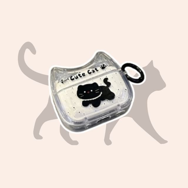 Cat AirPods Earphone Case Skin / Charm / Set
